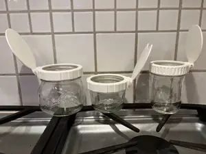 Mason Jar Flip Top Lid (Regular AND Wide)