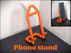 Motorcyclist phone stand, paddock phone stand