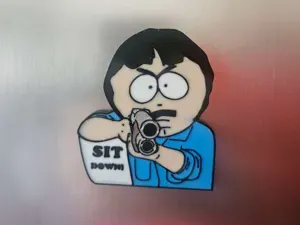 South park Randy marsh `Sit down` magnet