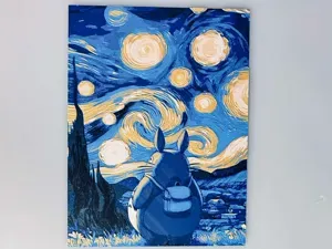 Totoro Starry Night Vincent van Gogh