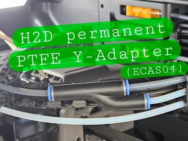 H2D interner Y-Adapter für PTFE (ECAS04-Kopplung)