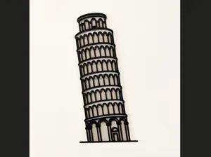 2D Wall Art of Torre di Pisa (SMALL)