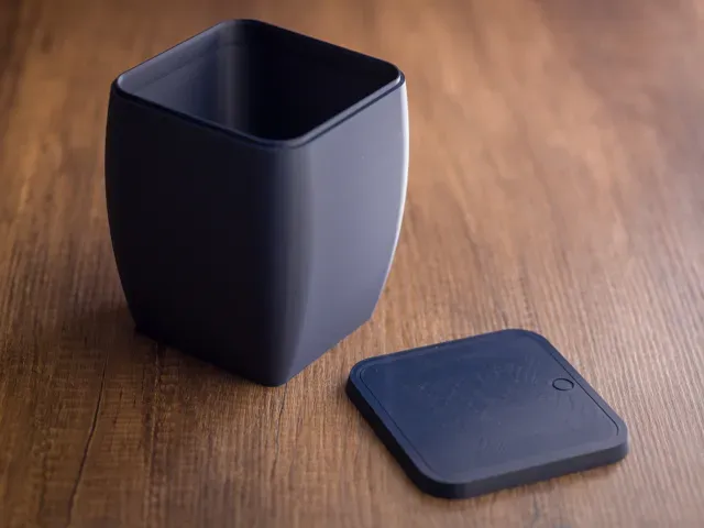 Desktop trash bin with lid. — Фото 4 из 4