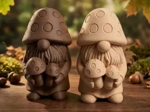 Mushroom Gnomes | Cozy Autumn Decor
