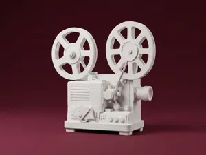 1:12 Scale Vintage Film Projector