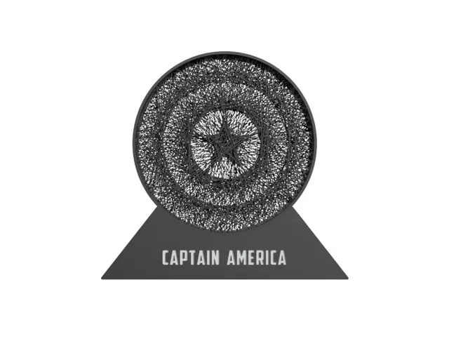 CAPTAIN AMERICA STRING-ART / MARVEL / COMICS — Фото 2 из 2