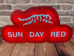 Sun Day Red Lightbox