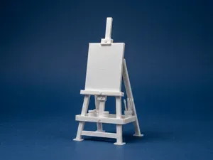1:12 Scale Dollhouse Artist Easel