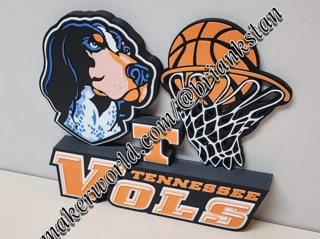 Tennessee Volunteers Basketball Desk Display — Фото 4 из 4