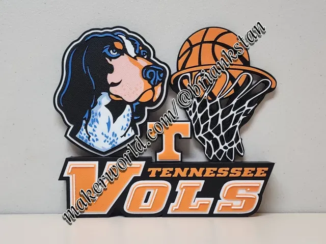 Tennessee Volunteers Basketball Desk Display — Фото 2 из 4