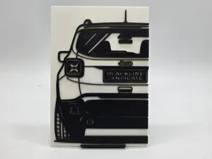 2D Wall Art Jeep Renegade