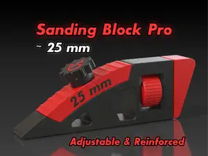Sanding Block - Adjustable tensioner 25mm
