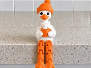 Flexi Goose Hot Cocoa | Dangling Legs|Shelf Sitter