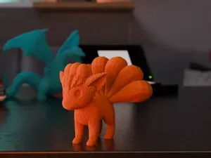Pixel Style Vulpix - Pokemon - 8Bit Retro