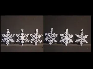 Christmas Ornament snowflakes