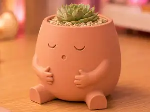 "Snoozy" Cute Planter - Minimalist Decor