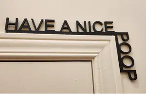 HAVE A NICE POOP door corner