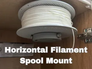 Horizontal Filament Spool Mount