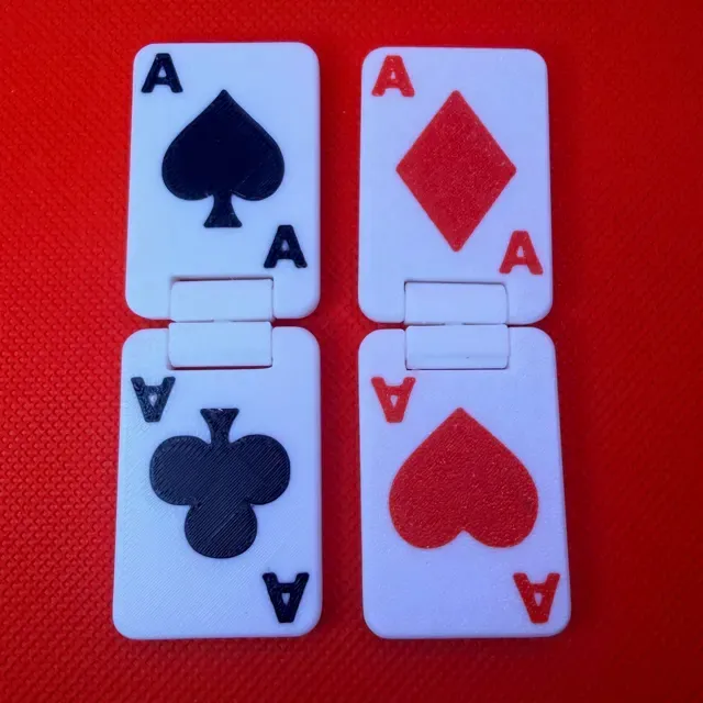 Aces Cards Slider + Flip Fidget (Print in Place) — Image 5 of 12