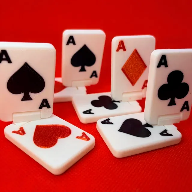 Aces Cards Slider + Flip Fidget (Print in Place) — Image 7 of 12