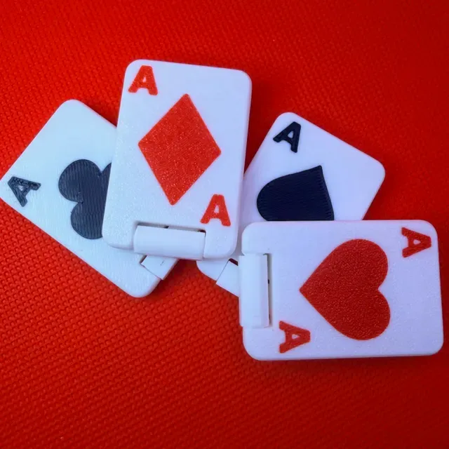 Aces Cards Slider + Flip Fidget (Print in Place) — Image 11 of 12