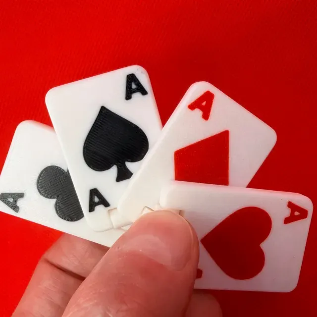 Aces Cards Slider + Flip Fidget (Print in Place) — Image 8 of 12