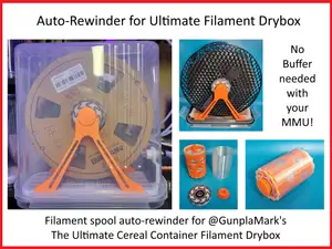 Auto-Rewinder for Ultimate Filament Drybox