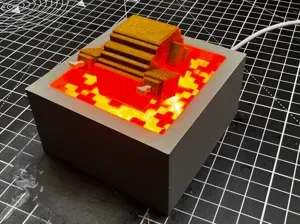Lava chicken night light