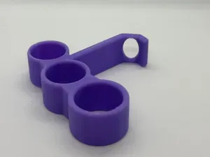 Pinky saver & phone stand with hole for charger