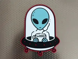 Déco 3D Alien Humour