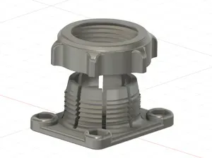 1" RAM Ball Socket to AMPS Adapter