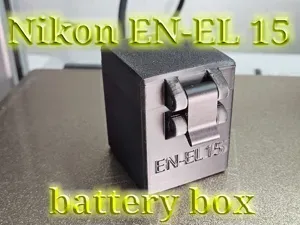Nikon en-el15 battery box