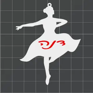 Dancer Dana Keychain