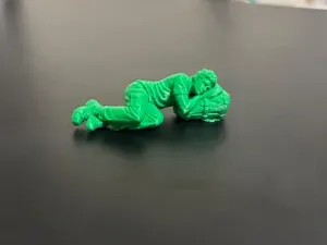 diorama miniature - sleeping man