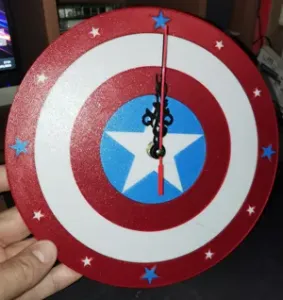 Wall clock Captain America