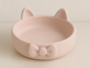 猫猫蝴蝶结收纳盘