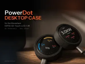 PowerDot - Victron Monitor Case (ESP32-S3 1.46")
