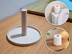 Toilet Paper Roll Holder - Simple and Functional