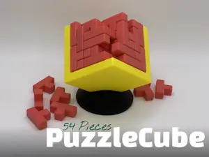 PuzzleCube Brain Teaser [54 Pieces]