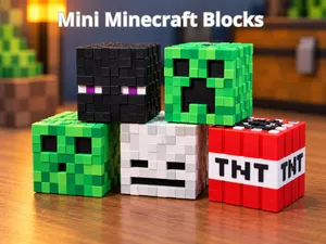 Minecraft Mini Blocks (Keychain)