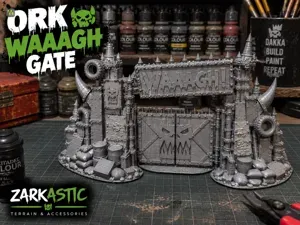 Ork Waaagh Gate – Grimdark Tabletop Terrain