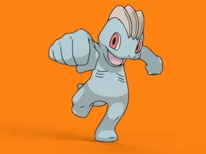 Machop Wall Art