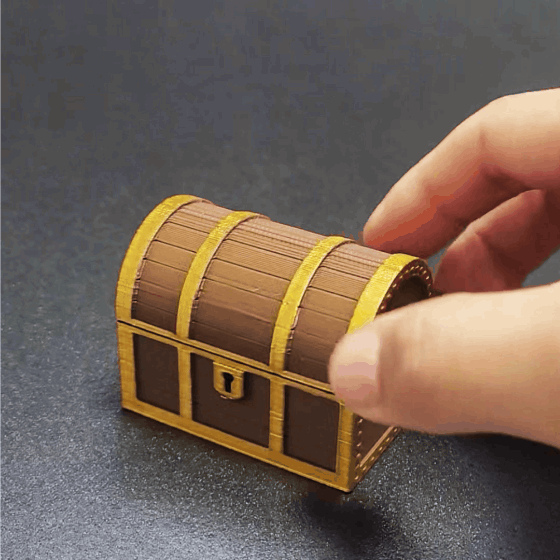 TREASURE CHEST BOX MIMIC 3D PRINT