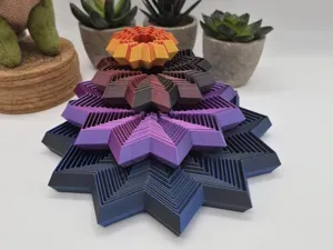 Fractal Star Fidget Toy – 4 Sizes
