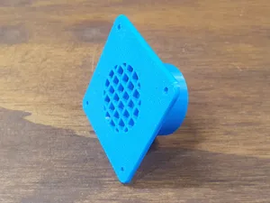 Flange grille for the A1 enclosure cooling ducts