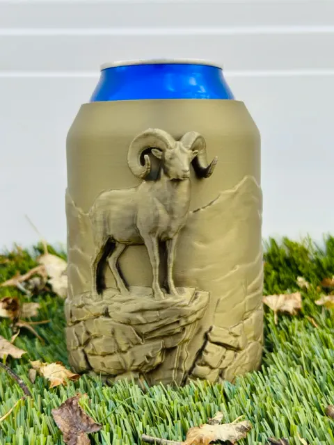 BIGHORN SHEEP Rocky Mountain Koozie Can Holder — Image 5 of 6