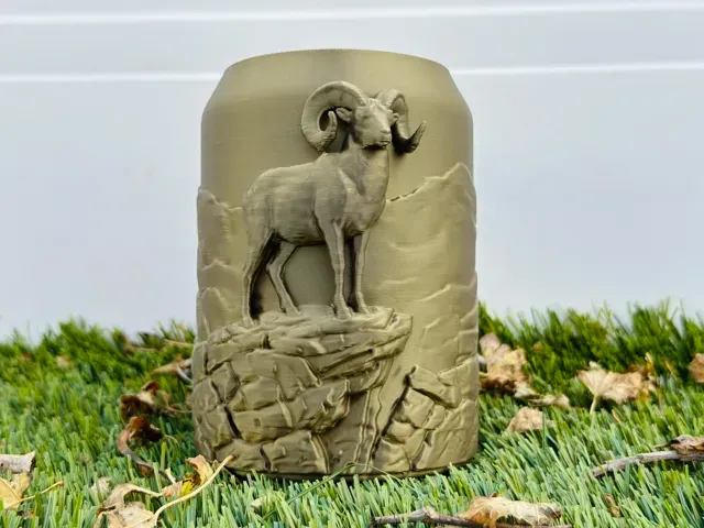 BIGHORN SHEEP Rocky Mountain Koozie Can Holder — Image 6 of 6