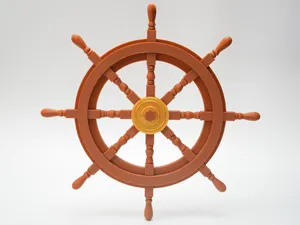 Classic Ship's Wheel | Nautical Helm Decor