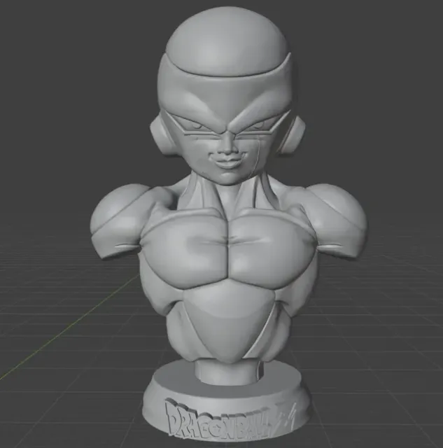 DRAGON BALL Z FRIEZA BUST AMS READY — Фото 5 из 12