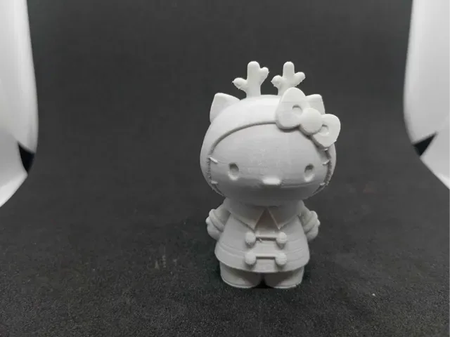 Hello Kitty Christmas Cute Toy Figurine Fanart
